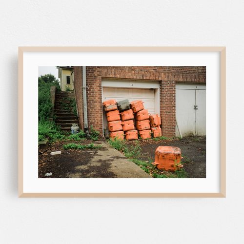 Orange Cans, Governors Island