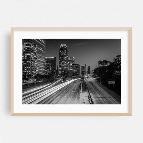 Traffic on the 110 B&W