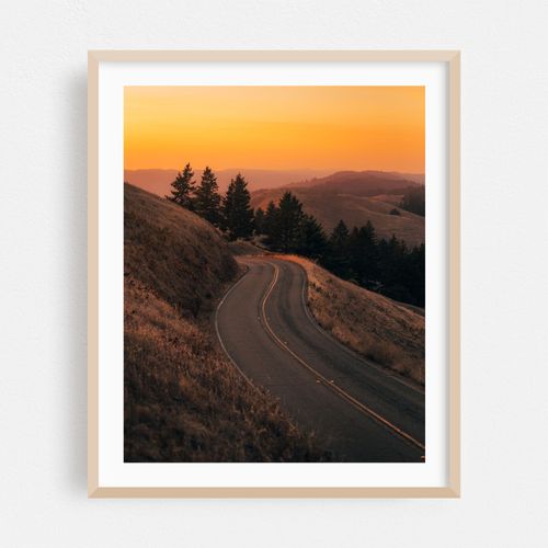 Road on Mount Tamalpais 01