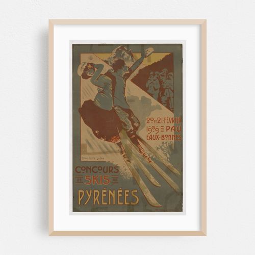 Concours de skis aux Pyrénées (1909)