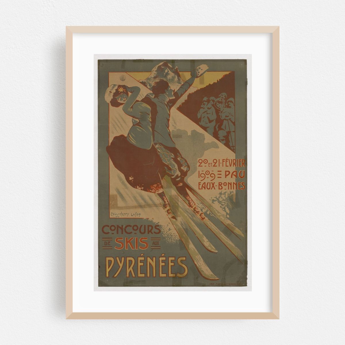 Concours de skis aux Pyrénées (1909) – image 1 of 4