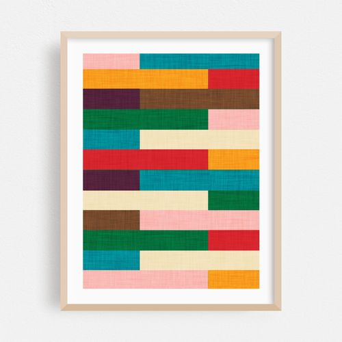 Kilim - Mid Century Modern Geometric