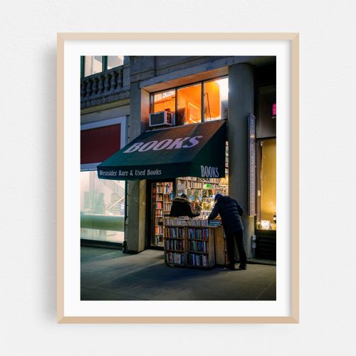 Westsider Rare and Used Books at Night