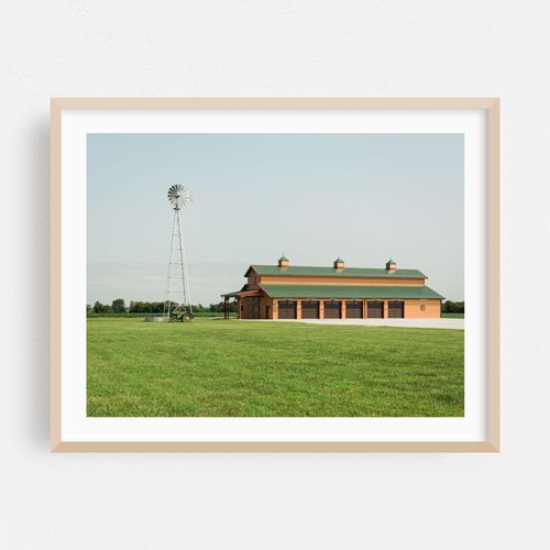 Windmill & Barn, Red Oak II
