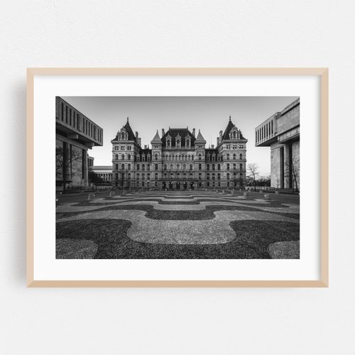 New York State Capitol 02 B&W
