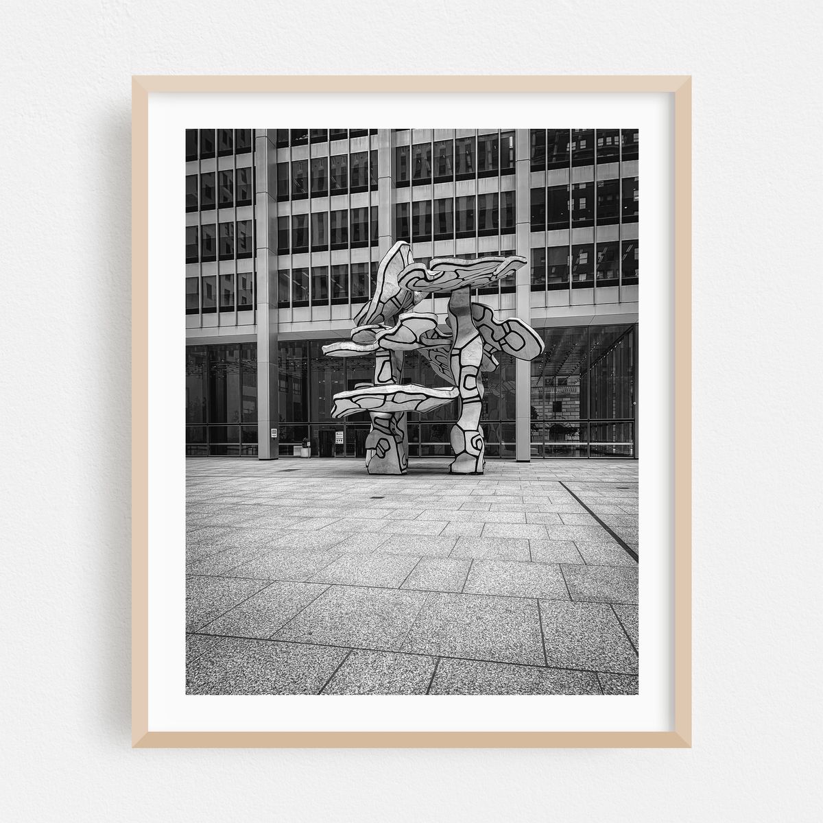 Group of Four Trees B&W – image 1 of 12