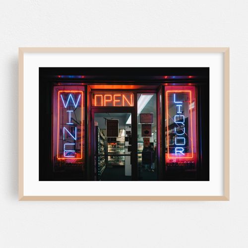 Wine & Liquor Neon