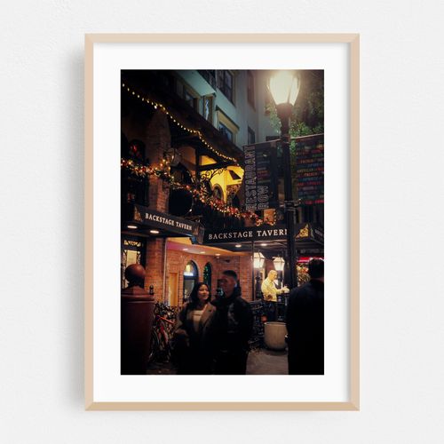 Backstage Tavern at Night in Hell's Kitchen