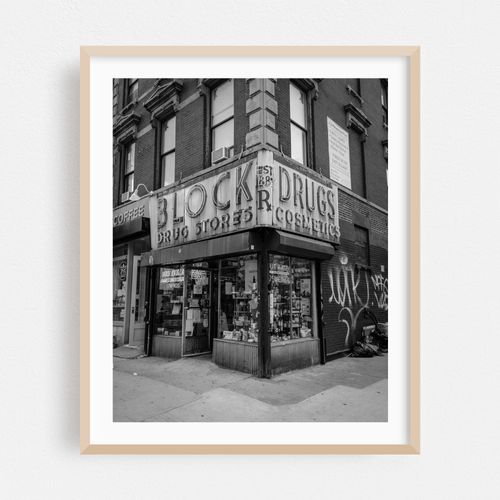 Block Drug Stores B&W