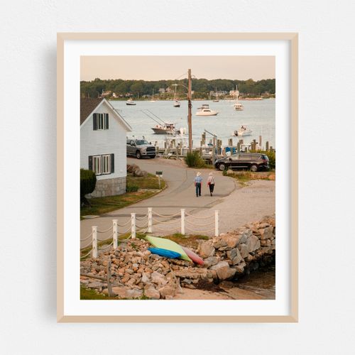 Walking to the Harbor, Noank