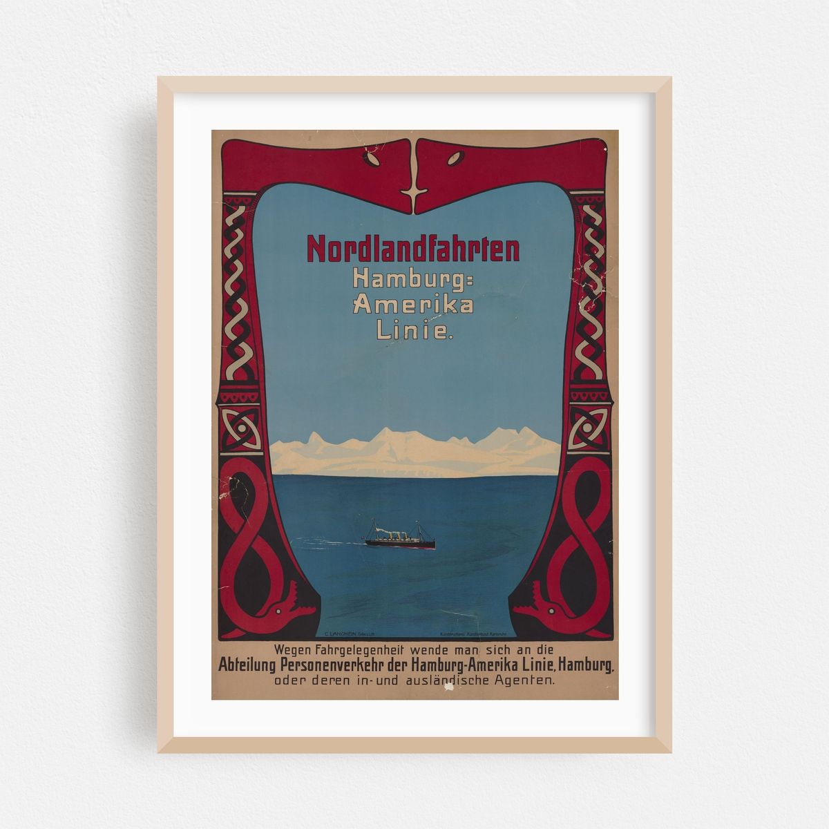 Nordlandfahrten ; Hamburg-Amerika Linie – image 1 of 3