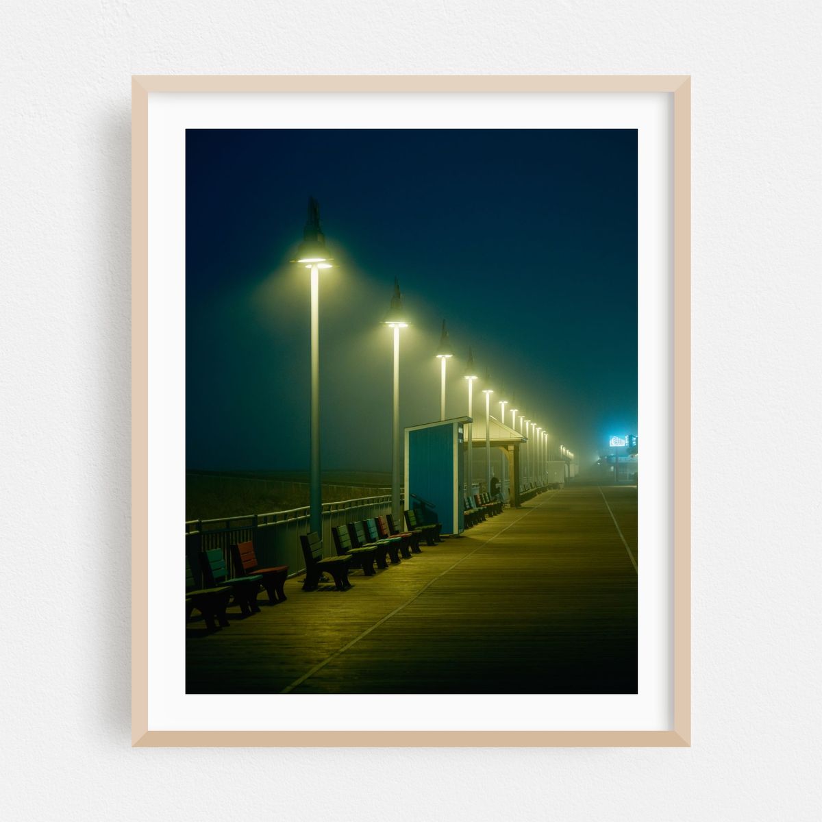 Foggy Night on the Boardwalk, Seaside Heights – image 1 of 12