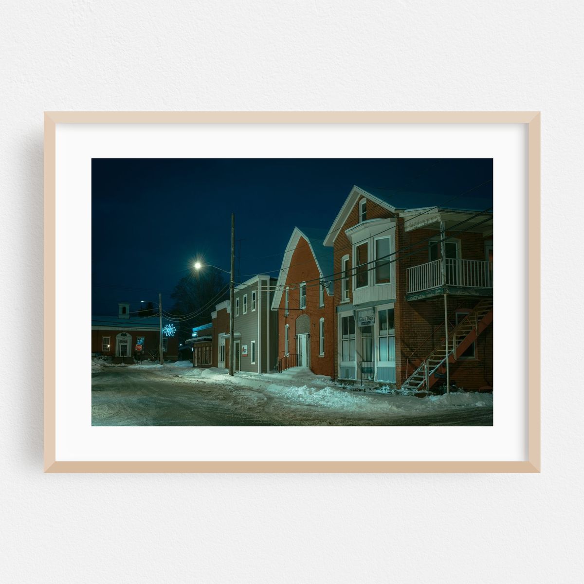 Winter Night in Springville – image 1 of 6