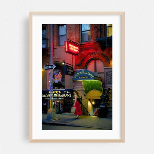 MacDougal Street Ale House at Night