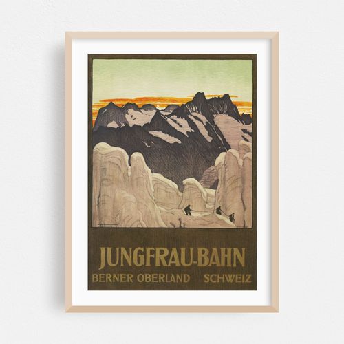 Jungfrau-Bahn, Berner Oberland, Schweiz (1910)