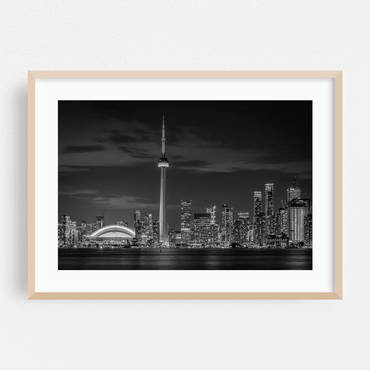 Toronto Skyline from Centre Island B&W – image 1 of 8
