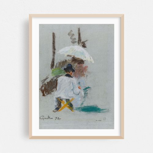 Artiste à son chevalet (1872)