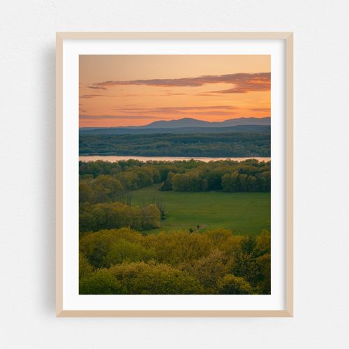 Sunset from Mount Rutsen, Rhinebeck 01