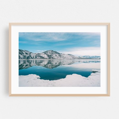 Snow Day at Piute Reservoir, Utah