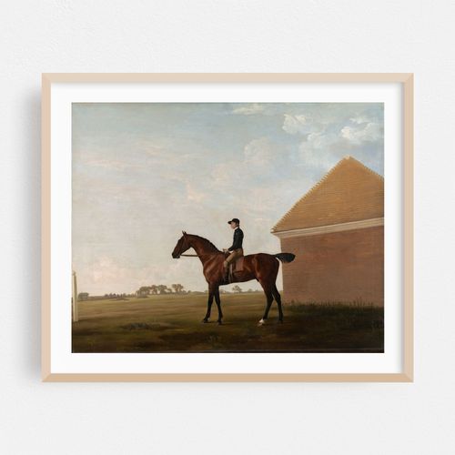 Turf, with Jockey up, at Newmarket (ca. 1766)