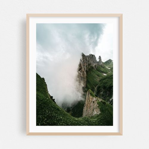 Misty Peaks of Switzerland