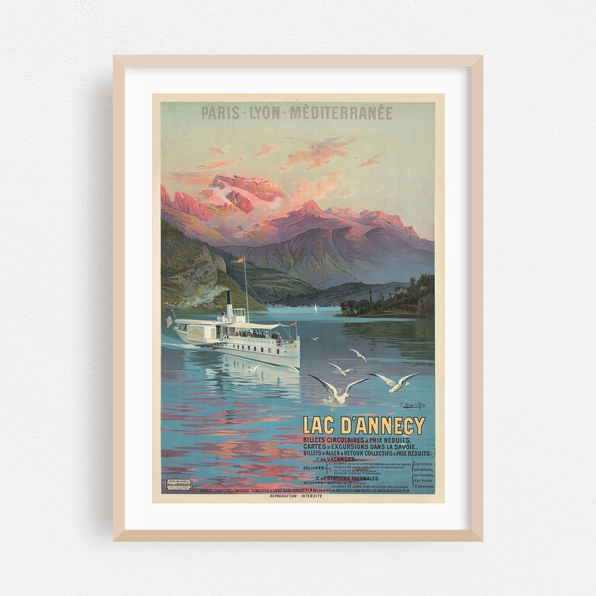 Le Lac d’Annecy, Paris-Lyon-Méditerranée (1900) – image 1 of 3