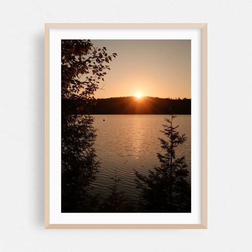 Sunset at Long Pond, Westmore