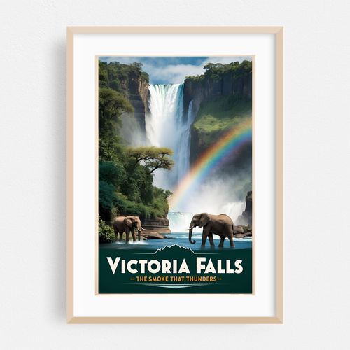 Victoria Falls Poster: The Smoke That Thunders
