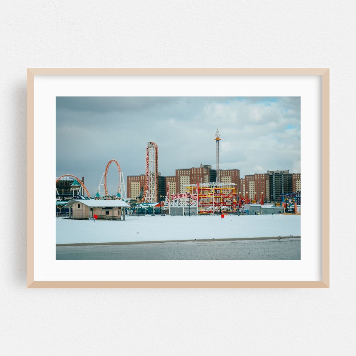 Snowy Coney Island, Brooklyn – image 1 of 6
