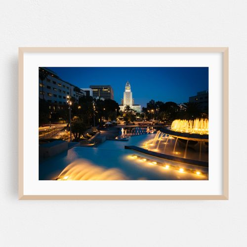 City Hall & Fountains, Los Angeles