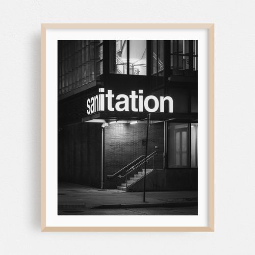 Sanitation B&W