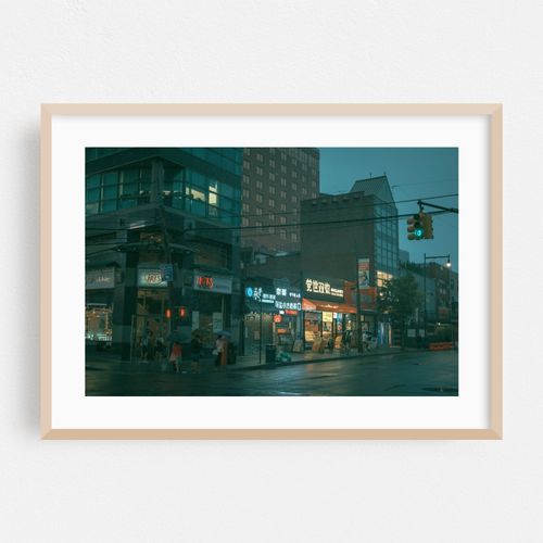 Rainy Night in Flushing, Queens 01