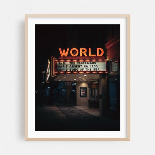 World Theatre Marquee, Kearney