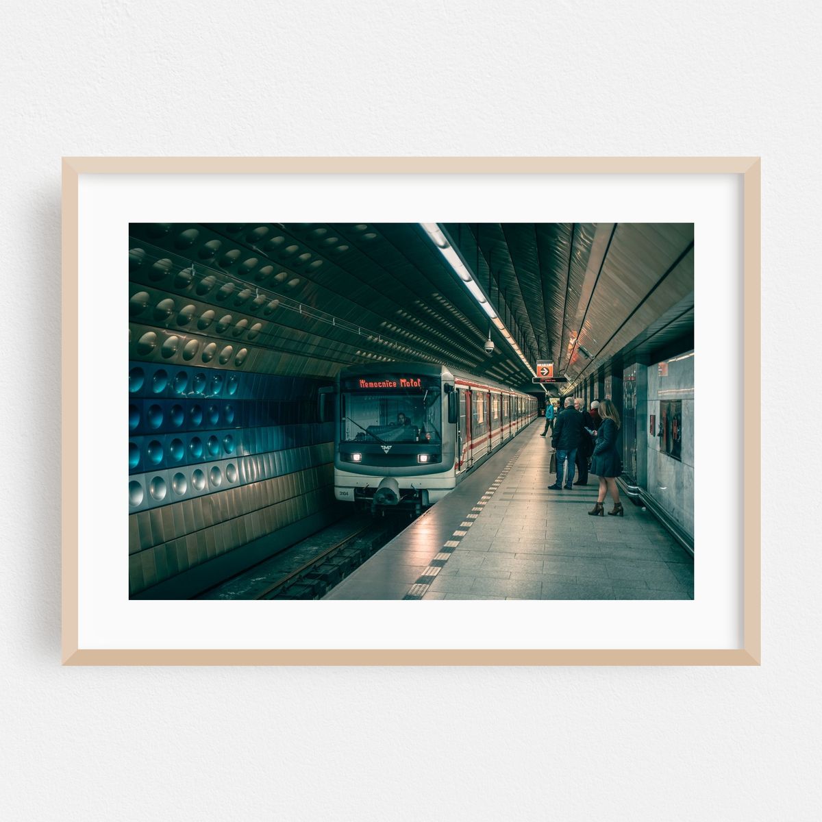 Train Arriving at Náměstí Míru, Prague – image 1 of 6