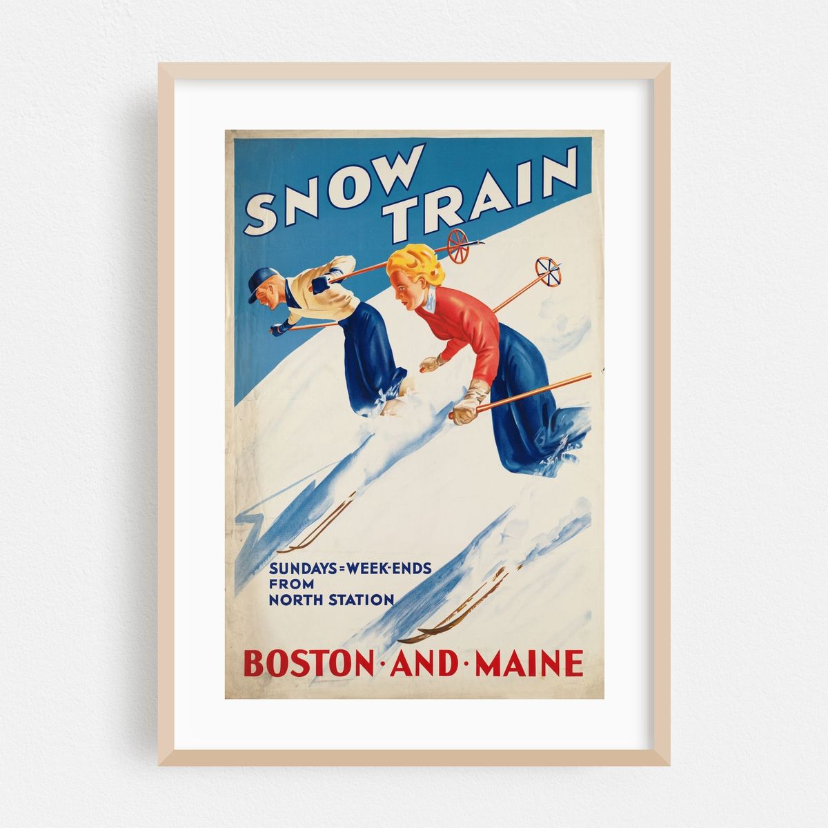 Snow train. Sundays = week-ends from North Station – image 1 of 4