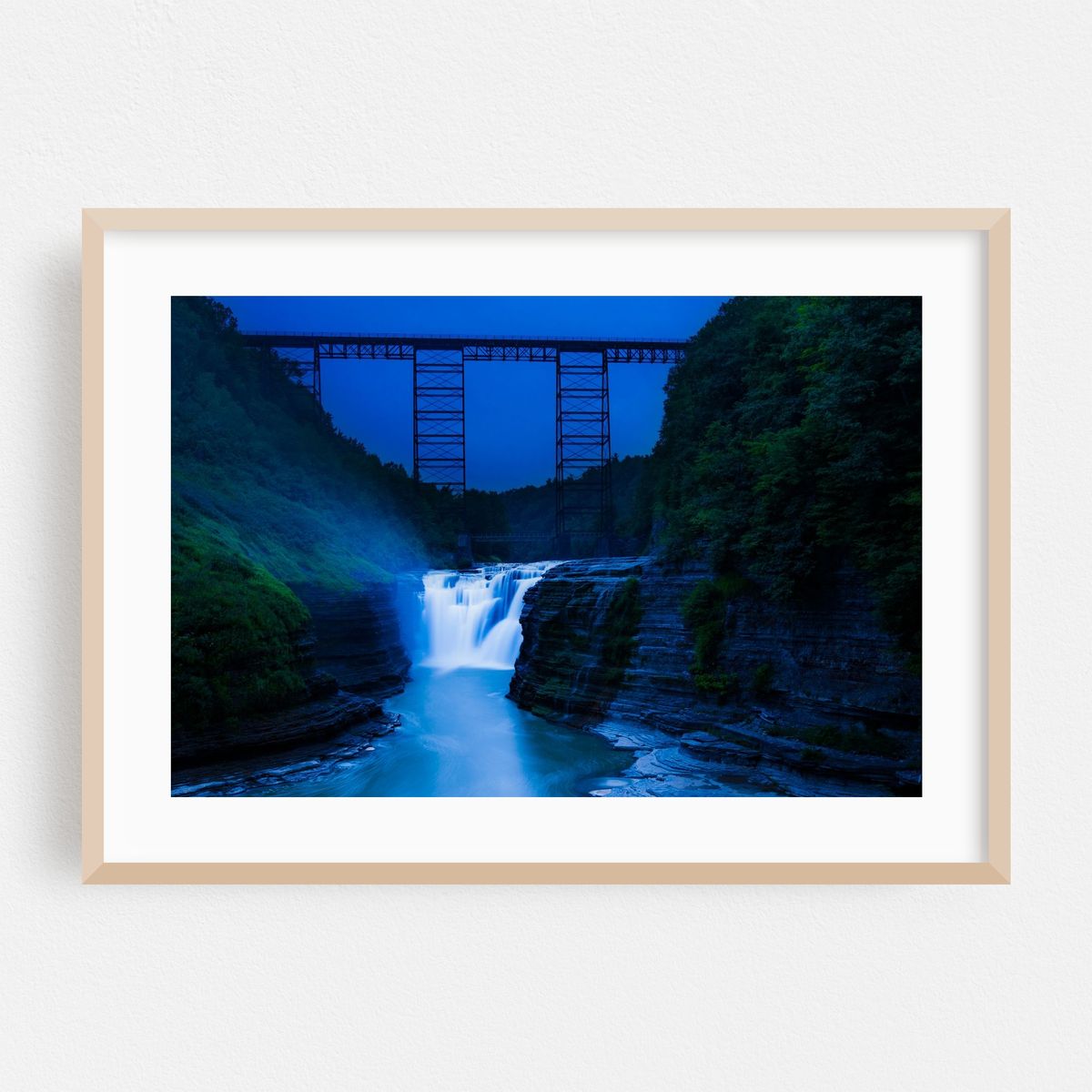 Twilight Upper Falls – image 1 of 6