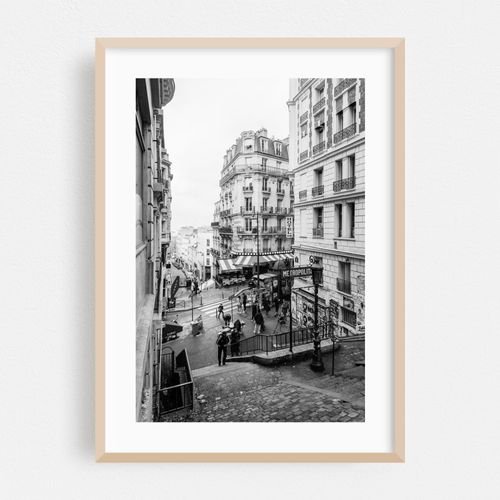 Classic Montmartre B&W