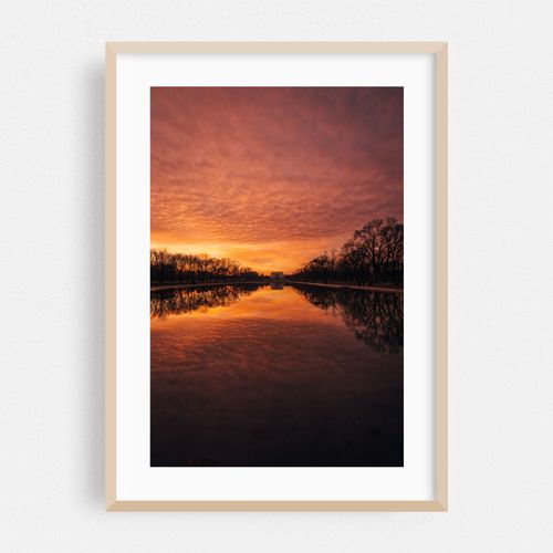 Lincoln Memorial Sunset