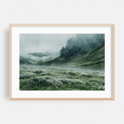 Misty Icelandic Valley