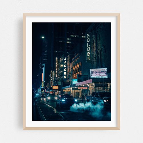 Theater District at Night, Manhattan