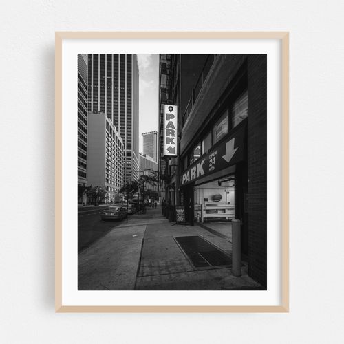Parking, Water Street B&W