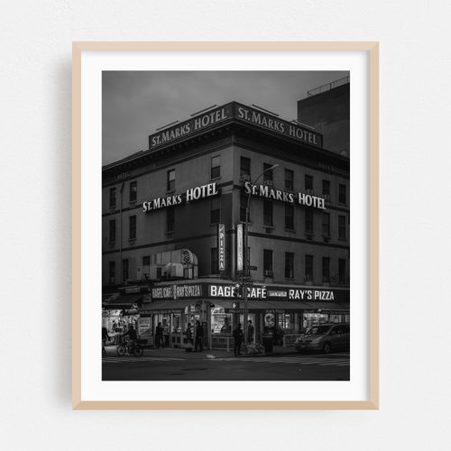 St. Marks Hotel B&W
