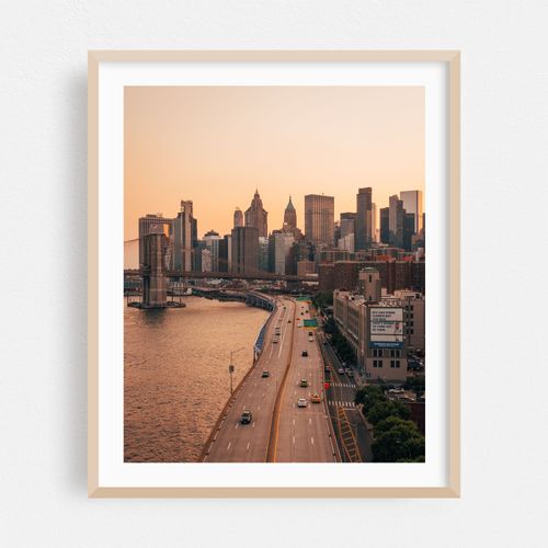Sunset from the Manhattan Bridge 02
