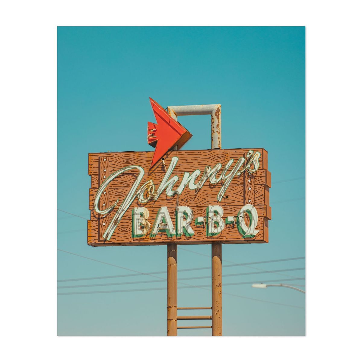 Johnny's Bar-B-Q Sign – image 1 of 2