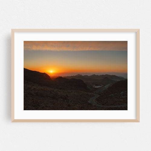 Sunset on Route 66, Oatman 01