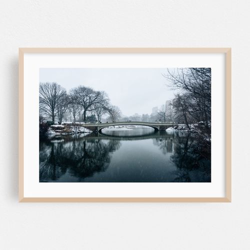 Bow Bridge in the Snow