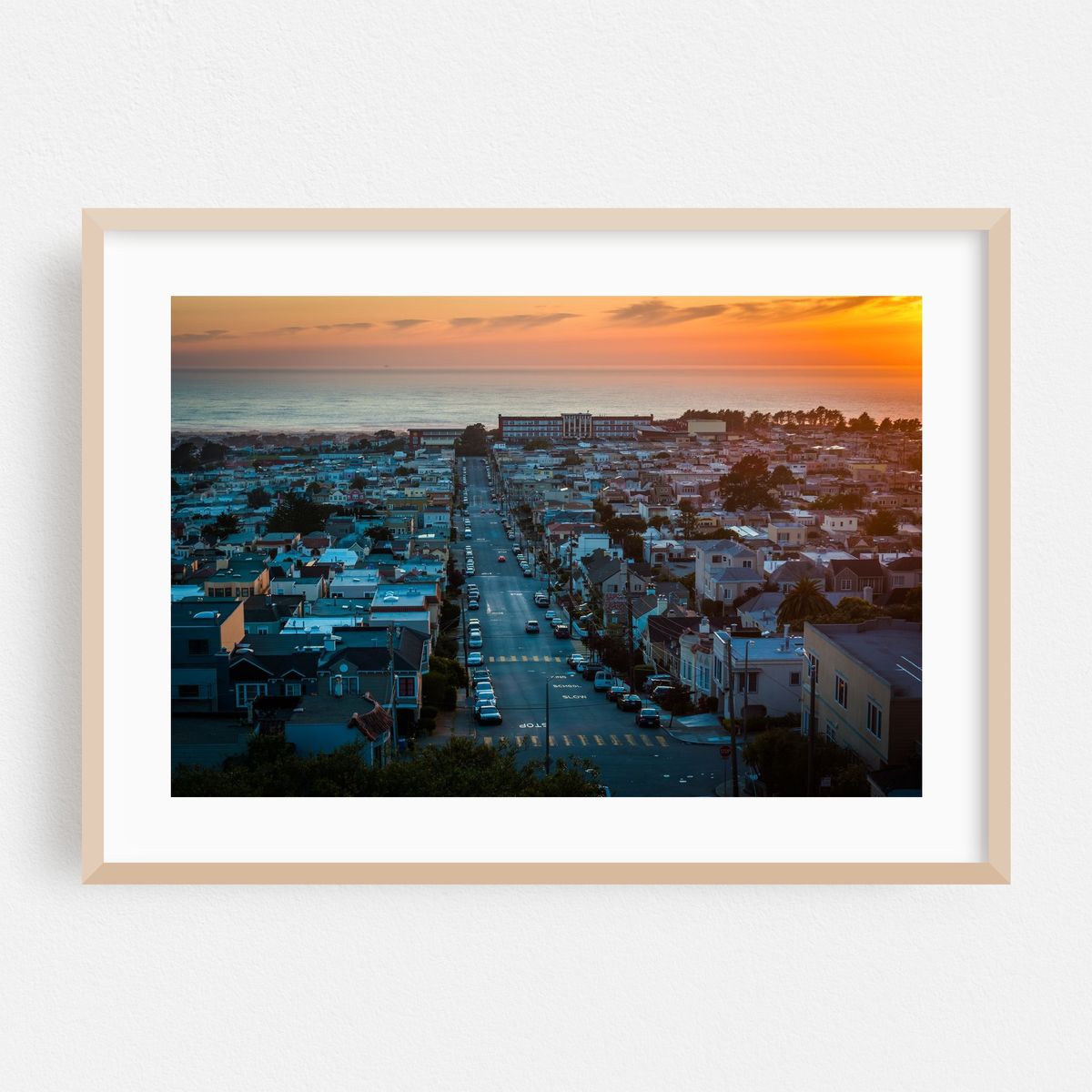 Sunset from Hawk Hill, San Francisco 01 – image 1 of 6