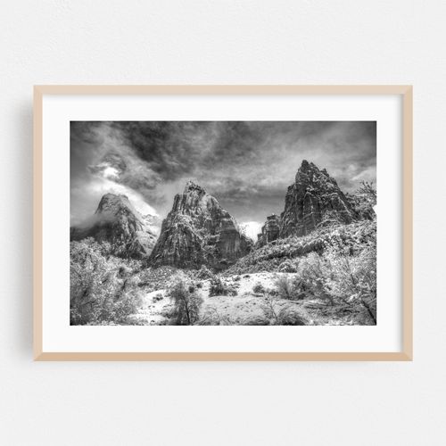 Zion Canyon Winter