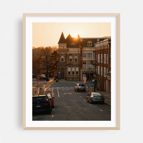 Downtown Bellefonte at Sunset 02