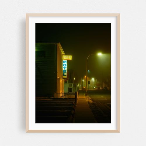 Foggy Night at Sunset Motel, Seaside Heights